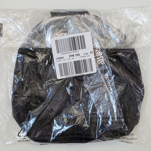 PINK VICTORIA'S SECRET MINI VELVET BACKPACK - Picture 4 of 5